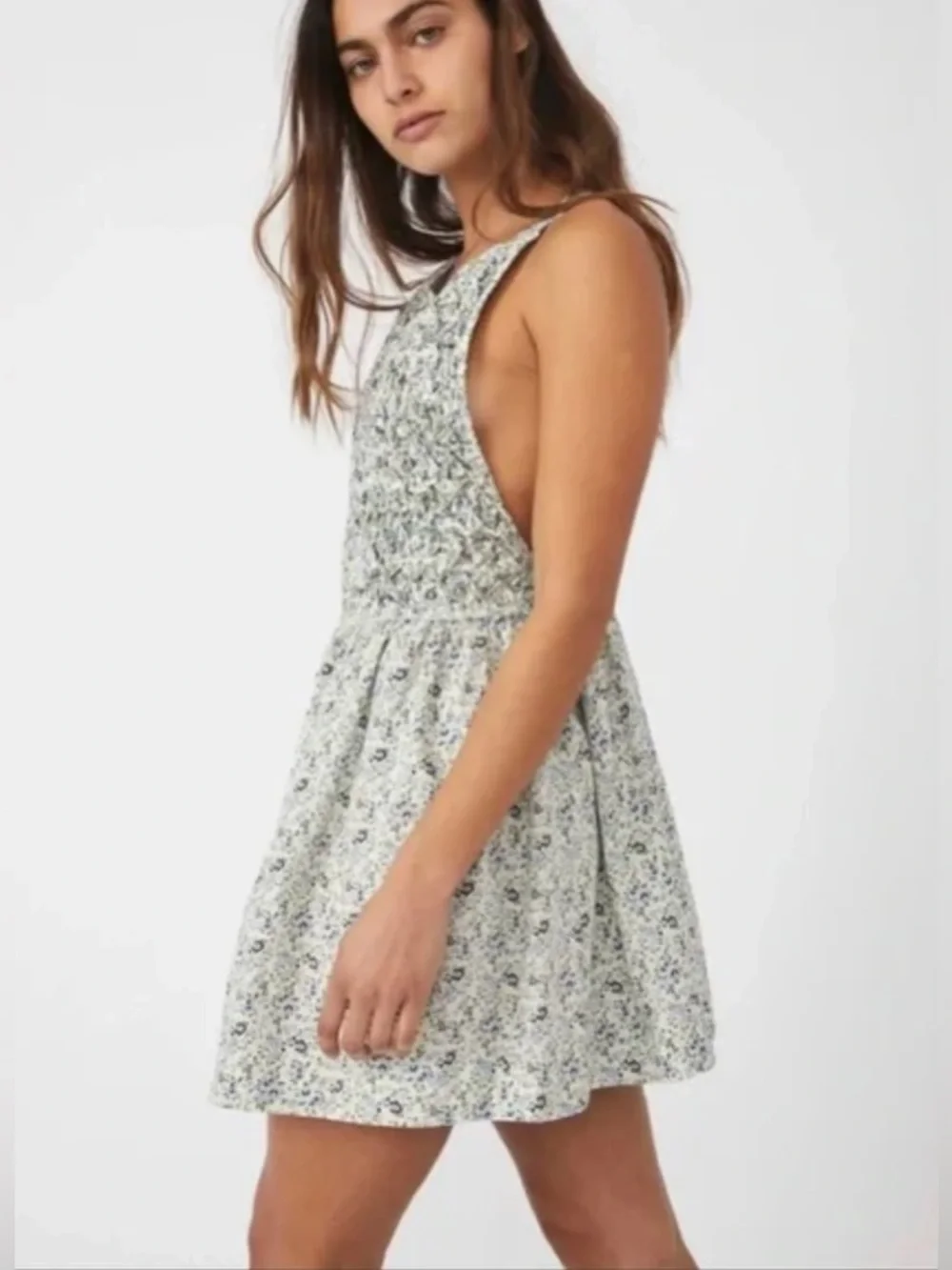 Free People Petunia Mini Dress in Tea Combo - Picture 10 of 16